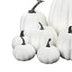 thumbnail image 4 of Bewildely Elegante paquete a granel de 7 calabazas de imitación para centro de rústico de boda de otoño Kits de decoración para fiestas Blanco, 4 of 6