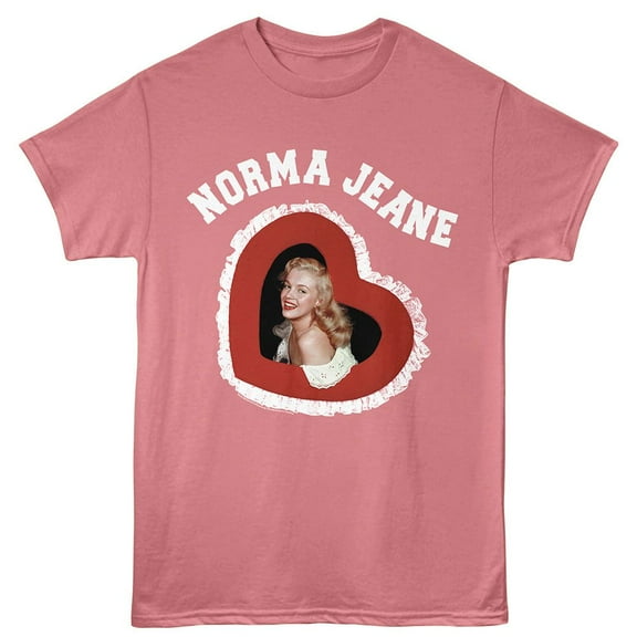 Marilyn Monroe Norma Heart Mauvelous Adult T-Shirt Xl