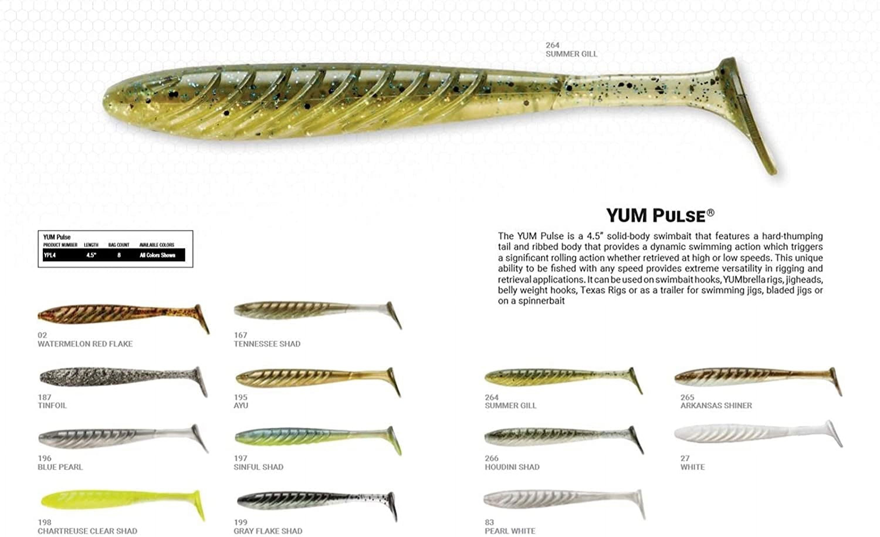 Yum Pulse 4″ Lure ~ – Solomons Tackle