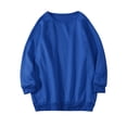 thumbnail image 4 of WZXFASHION Chandail à Capuche à Manches Longues Col Rond Imprimé Lettre Mode pour Femmes Offres du Jour Liquidation Chandail Col Rond, 4 of 6