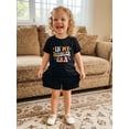 thumbnail image 6 of BemeyourBBs Toddler Baby Girl Boy Summer Clothes 2 Pieces Outfits Short Sleeve In My Toddler Era Letter Print T Shirt Tops Pockets Shorts Sets, 6 of 9