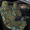thumbnail image 2 of Uemuo Colorful Hippie Pattern Car Seat Covers for Front Seats Waterproof Seat Covers for Cars, Universal Auto Front Seats Protector Fits for Car-2 PCS, 2 of 6