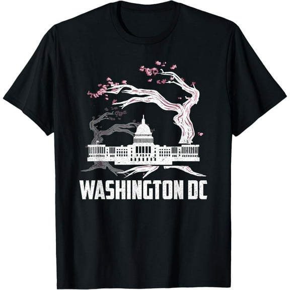 Washington DC Cherry Blossom Capitol Hill USA Souvenir T-Shirt