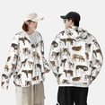 thumbnail image 5 of Picia Cow Women's Men's UPF 50+ Sun Protection Hoodie Shirt Long Sleeve SPF Fishing Outdoor UV Hiking Lightweight Shirts-Small, 5 of 9