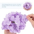 thumbnail image 4 of Uxcell Silk Hydrangea Flowers, Light Purple Artificial Flowers for Wedding 30 Set, 4 of 6