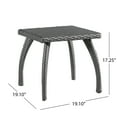 thumbnail image 2 of Kselythan Rattan Night Stand, Square Mid-Century Modern Patio Side End Table Small Spaces Accent Coffee Table For Living Room Bedroom Office Balcony, 2 of 9