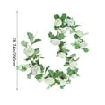 thumbnail image 3 of Honmine Artificial Rose Flower Vine, Floral Garland for Wedding Decor Home Table Runner Mantle Decoration Outdoor Indoor Home Decoration, 3 of 6