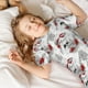 thumbnail image 5 of Balery Koi Fish Conjunto de Pijama Infantil de Manga Corta con Estampado – Ropa de Dormir de Algodón Suave-Large, 5 of 6
