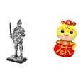 thumbnail image 1 of Figura de escritorio,Estatua de caballero,arte,artesanía,coleccionable,escritorio,oficina,Figura decorativa,pieza de arte,decoración del hogar,Estatua de serpiente china,Estatua de serpiente, 1 of 8