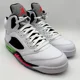 thumbnail image 2 of Ni - ke Air Jordan 5 Retro Poison Green White Athletic Shoes Size 13 Men's 136027-115, 2 of 5
