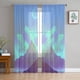 thumbnail image 3 of Cortinas transparentes con diseño de cielo nocturno, estrellas y luna, para sala de estar, ventanas, dormitorio, cocina, decoración del hogar, cortinas de gasa, 3 of 5