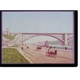 thumbnail image 2 of Historic Framed Print, Washington Bridge and the [Harlem River] Speedway, New York, 17-7/8" x 21-7/8", 2 of 9