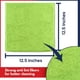 thumbnail image 2 of USANOOKS Microfiber Cleaning Cloth Light Green - 12 Pcs 12.5"x12.5" - High Performance - 1200 Washes, Ultra Absorbent Towels Weave Grime & Liquid for Streak-Free Mirror Shine - Car Washing Cloth, 2 of 6