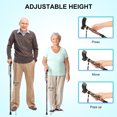 thumbnail image 4 of SupreGear Folding Collapsible Cane with T Handle, Lightweight Height Adjustable Walking Stick for Adults and Seniors, 4 of 6