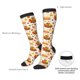 thumbnail image 4 of Fotbe Thanksgiving With Turkey Calcetas Divertidas Estampadas para Hombre y Mujer, Calcetas de Algodón hasta la Rodilla para Caminar, Correr, Enfermería y Embarazo, 4 of 6