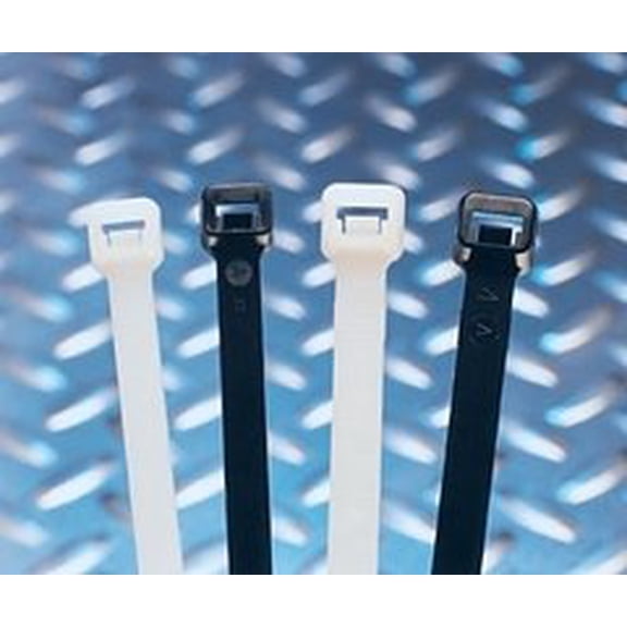 ACT AL-36-175-9-C 36 Natural 6/6 Nylon Extra Heavy Duty Cable Ties 50 Pack