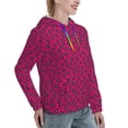 thumbnail image 6 of Honeii Floral Colorful Pattern Womens Oversized Hoodies Long Sleeve Sweatshirts Pullover Fall Outfits with Pocket-Medium, 6 of 7