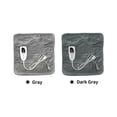 thumbnail image 3 of yeacher Dark Gray Eu Plug Electric Heated Foot Warmers Washable Electric Heating Pad 6 Heating Settings Cozy Electric Blanket For Feet Hands Back Home Office-, 3 of 4