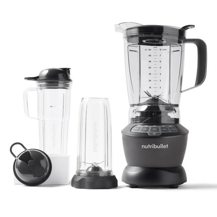 nutribullet 1200 Watts 64 oz. Full-Size Blender Combo NBF50500, Dark Gray. (Condition: New)