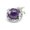 Amethyst, variant on Natural Gemstone Dragon Ball Round Reiki Healing Pendant Bead Charm Amulet-Opal