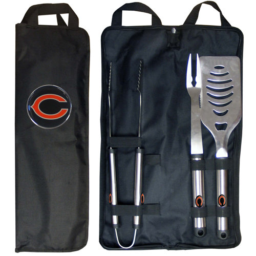 Nfl - 3-piece Bbq Set With Canvas Case - - image 3 of 7