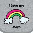 thumbnail image 4 of Inktastic I Love my Mom Boys or Girls Baby Bib, 4 of 4