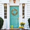 thumbnail image 4 of 14 inch Summer Wreath Artificial Daisy Wreath Spring Front Door Wreath with Mixed Twigs and Flowers Decorations Indoor and Outdoor Home Decor, 4 of 5