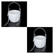thumbnail image 1 of Cateissary Cesta de satén blanco con cuentas para boda, florista, decoración de flores de Diamante grandes diamantes de imitación de plata 2Conjunto, 1 of 1