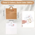 thumbnail image 2 of 100Pcs 2 Colors Paper Keychain Display Cards Rectangle with Word Handmade with Love Mixed Color 10.1x6x0.05cm 50pcs/color, 2 of 5