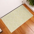 thumbnail image 1 of 2 x 3 Foot Heavy Duty Low Pile Area Rug - Ultra-Thin Non Slip Area Rug - Washable Cotton Indoor Rug for Front Door Foyer Rug for Entryway, 1 of 7