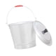thumbnail image 3 of Accesorios de aluminio para Sauna doméstica, cubo con asa, tapa, cubo resistente Capacidad 13L, 3 of 8
