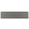 thumbnail image 3 of Modway Shore Aluminum Wood Plastic Outdoor Patio Bench in Silver/Gray, 3 of 4