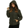 thumbnail image 5 of Wantdo Women's Plus Size Coat Waterproof Winter Coat Windproof Puffer Jacket Army Green 2XL, 5 of 8