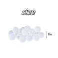thumbnail image 3 of 1In White Plastic Ice Balls,Set of 24 Durable Refreezable Ice Balls,QZS Portable White Party Supplies for Vodka,Coffee,Beer,Whiskey, 3 of 6