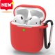 thumbnail image 1 of Silikonhülle Für AirPods Schutzhülle Stoßfeste & Staubdicht Hülle für AirPods Case Kompatibel mit AirPods 1&2 Front-LED Sichtbar Tasche Abdeckung Haut mit Karabiner Sailing  Electrónica, 1 of 6