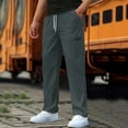thumbnail image 7 of Big and Tall Pants for Men 6xl Athletic Fit Jogger Casual Pants Elastic Waist Workout Joggers Hiking Pants, 7 of 7