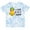Tie Dye Blue, variant on Inktastic I Love My Pappy with Pineapple Girls Toddler T-Shirt