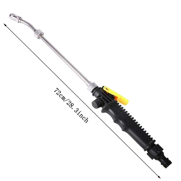 High Pressure Washer Wand, 2-in-1 Adjustable Nozzle for Car and Deck Cleaning, Brass Fitting for Standard Garden Hose, Rust-Proof Power Sprayer with 7-15m Range