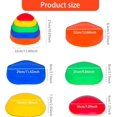 thumbnail image 4 of SURJDE Stepping Stones for Kids 1 Set Non-slip Stepping Stones Balance Stepping Stones Colorful Interactive Developmental Preschool Toys Sensory Toys for Kids 3+, 4 of 6