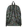 thumbnail image 4 of Bright Colorful Floral Backpack – Aesthetic Watercolor Flower Pattern, Large Capacity Canvas Bookbag with Comfortable Straps for Daily Use, 4 of 5