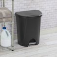 thumbnail image 4 of Sterilite 25 Liter Black Step Can, 4 of 8