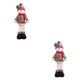 thumbnail image 3 of Monstrate Muñeca navideña Adorable reutilizable para sala de estar, fiestas familiares, escaparate de vacaciones, elemento de Navidad, Muñeco de nieve 2piezas, 3 of 6