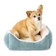 thumbnail image 6 of Vibrant Life Small Luxe Cuddler Dog Bed, Blue, 17" x 21", 6 of 7