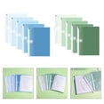 thumbnail image 2 of 5Pcs Clear Water Resistant File Paper Sleeve Document Folder Test Paper Organizers with Long File Clamp Hold 50 Sheets, 2 of 9