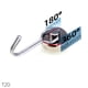 thumbnail image 4 of Colgador acoplable bufanda llaves gancho de almacenamiento Metal cocina baño titular DIY organizador refrigerador giratorio ahorro de espacio Cocina y Comedor Rotación de 360 ​​° de plata Toystoory HA070988-04, 4 of 6