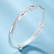 thumbnail image 1 of 1pc, Elegant 925 Silver Mobius Nail Sand Bracelet - Perfect Gift for Women, Birthdays, Holidays, and Mother's Day, 1 of 4