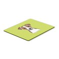 thumbnail image 1 of Alfombrilla de ratón Caroline's Treasures Jack Russell Terrier verde lima Tablero de ajedrez BB1322MP, 1 of 1