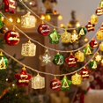 thumbnail image 2 of Guirnalda de luces navideñas con forma de estrella y USB, luces LED decorativas para ventana, decoraciones navideñas para fiestas de Año Nuevo 2024, 2 of 4