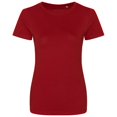 thumbnail image 1 of Awdis - Camiseta Cascade Ecológico de Orgánica para Mujer (Rojo Fuego), 1 of 2