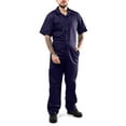 thumbnail image 5 of Kolossus Deluxe Short Sleeve Cotton Blend Coverall with Multi Pockets and Antistatic Zipper, KC04, 5 of 9